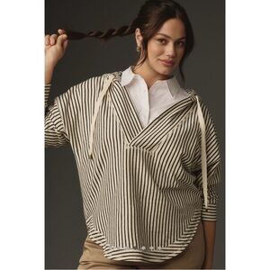 NWT Anthropologie- Pilcro Wharfside Hooded Sweatshirt, size XS